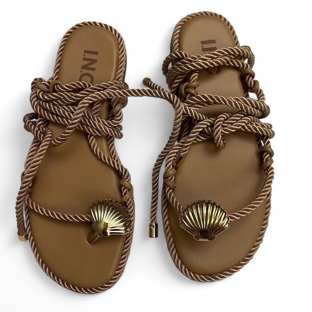 INC International Concepts Mabry Rope Sandals (Size 5M)